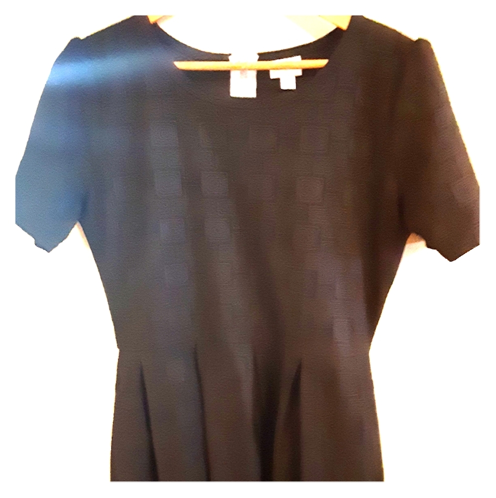 LuLarRoe Amelia NWT solid black  XL